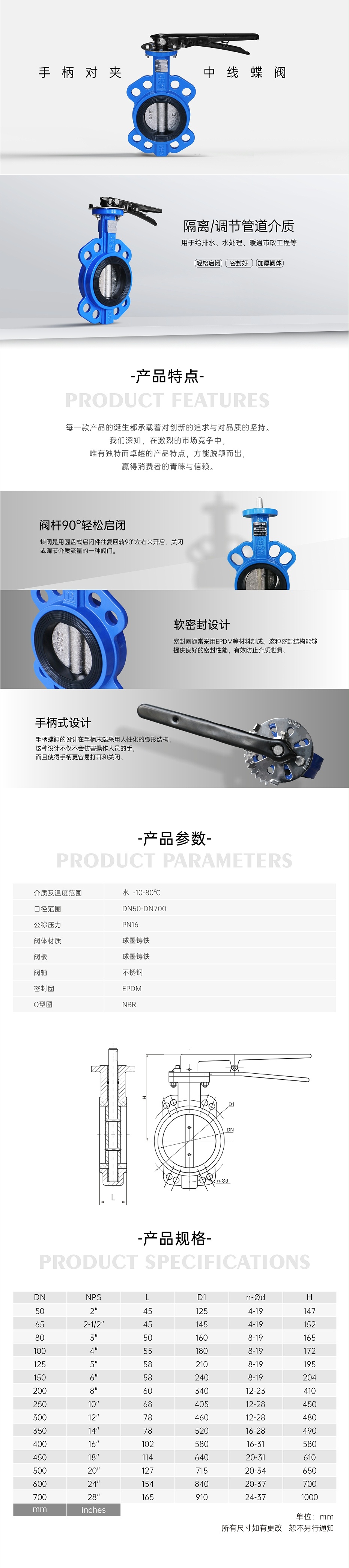 艾德默D71X對(duì)夾中線蝶閥詳情頁(yè)