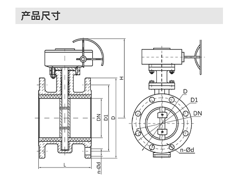 中央空調(diào)水系統(tǒng)法蘭渦輪中線蝶閥閥桿維修-艾德默閥門