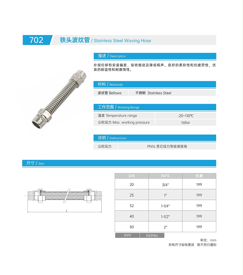 鐵頭波紋管